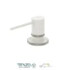 Soap dispenser Bellacio matte white / stainless steel