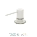 Soap dispenser Bellacio matte white / stainless steel