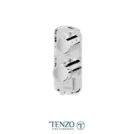 Alyss T-Box valve 2 functions thermo chrome finish