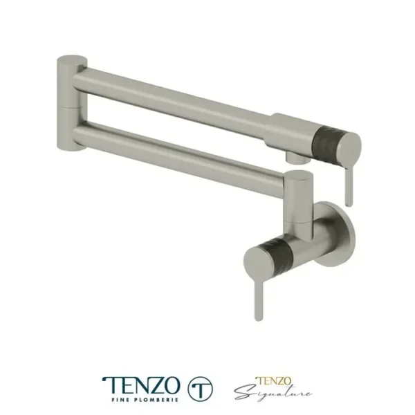 Pot filler faucet Calozy stainless steel / matte black