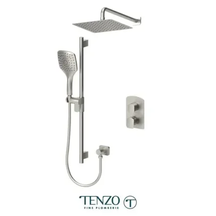 Delano T-Box kit 2 functions pres bal brushed nickel finish