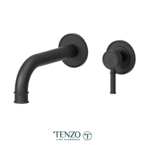 Wall mount lavatory faucet Alyss matte black