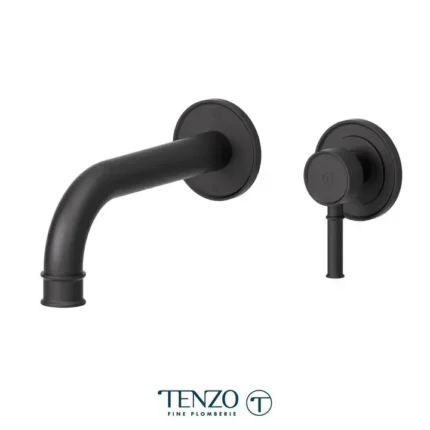 Wall mount lavatory faucet Alyss matte black