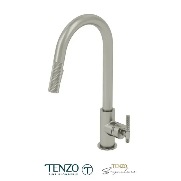 Single-handle kitchen faucet Bellacio with pull-down & 2-Function hand shower stainless steel