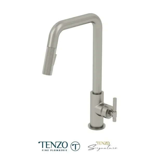 Single-handle kitchen faucet Bellacio with pull-down & 2-Function hand shower stainless steel