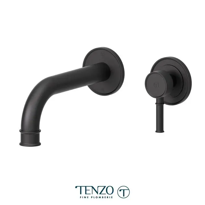 Wall mount lavatory faucet Alyss matte black