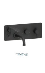 TENZO Wall mount tub filler with retractable hose, Alyss