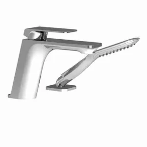 Quantum deck mount 2 pcs tub filler chrome
