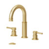 Alyss 8in lavatory faucet brushed gold with (overflow) drain