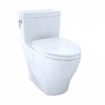 Aimes® One-Piece Toilet, 1.28GPF, Elongated Bowl - WASHLET®+ Connection