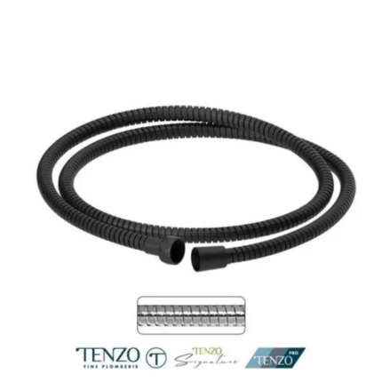 TENZO PRO SSH-150-XX shower hose with chrome stainless steel sheath Shwr hose 150cm [59"] matte black