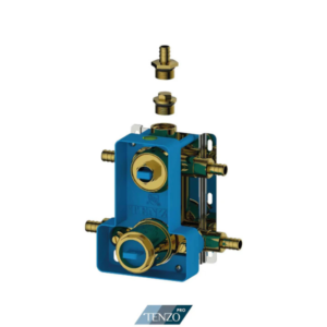 Valve Rough Tenzo pro without cartridge 2 & 3 functions with PEX connection