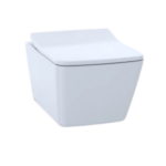 Discover the sleek TOTO CT449CFG#01 SP Wall-Hung Toilet with DYNAMAX™ TORNADO FLUSH® and CEFIONTECT® glaze. Save space and enjoy superior cleaning power for your bathroom