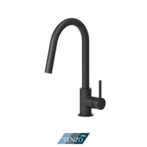 Single-handle kitchen faucet ECHO with pull-out & 2-Function hand shower matte black finish