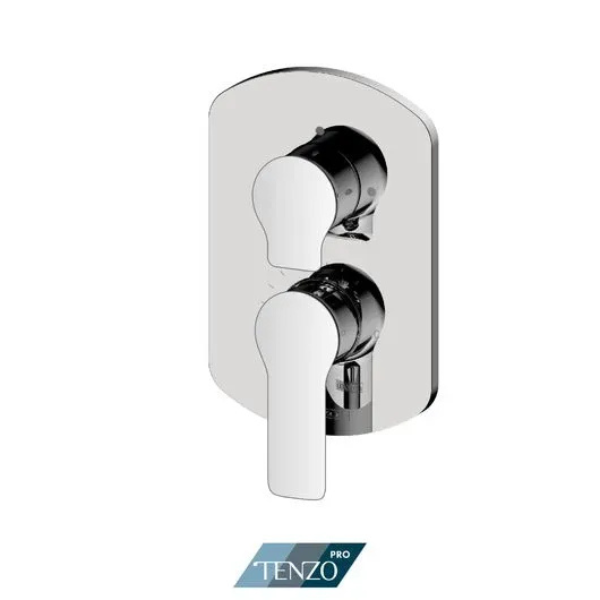Trim for Galia SMART-TRIM valve pressure balance 2 & 3 functions not-shared chrome