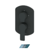 Trim for Galia SMART-TRIM valve pressure balance 2 & 3 functions not-shared matte black