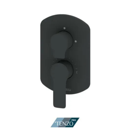 Trim for Galia SMART-TRIM valve pressure balance 2 & 3 functions not-shared matte black