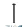 Shwr arm ceiling round 30,5cm [12"] matte black