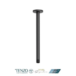 Shwr arm ceiling round 30,5cm [12"] matte black