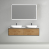 KODAEN WV0812WD Modern Wallmount Vanities double drawer
