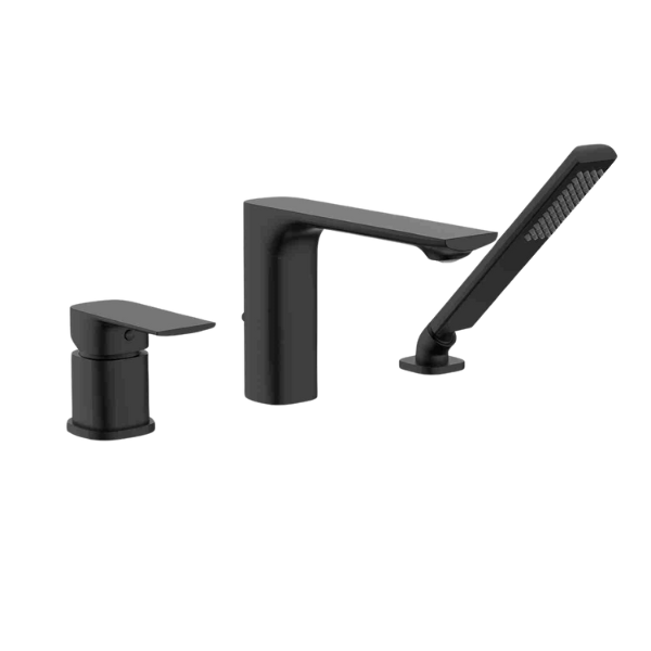 TIMELYSS Three Holes Deckmount Bathtub Filler