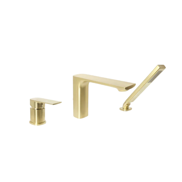 TIMELYSS Three Holes Deckmount Bathtub Filler