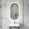 MODERNO Runway Style Backlit Frameless Bathroom LED Mirror