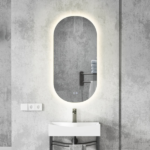 MODERNO Runway Style Backlit Frameless Bathroom LED Mirror