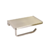 MADISON Bathroom Toilet Paper Single Holder with Shelf