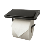 Click to expand MADISON Bathroom Toilet Paper Single Holder with Shelf