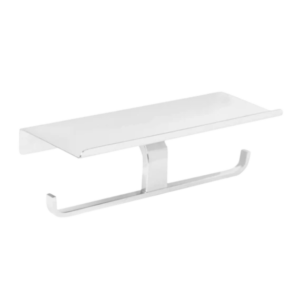 KODAEN TPHSD123 BATHROOM TOILET PAPER DOUBLE HOLDER WITH SHELF