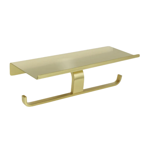 KODAEN TPHSD123 BATHROOM TOILET PAPER DOUBLE HOLDER WITH SHELF