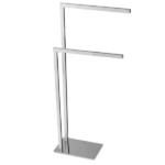 KODAEN TSFS123 Bathtub Freestanding Double Towel Stand