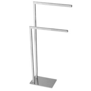 KODAEN TSFS123 Bathtub Freestanding Double Towel Stand