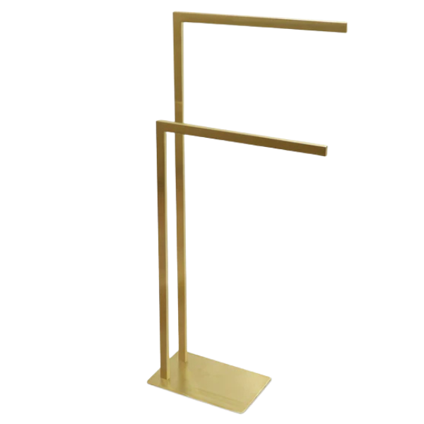 Click to expand Bathtub Freestanding Double Towel Stand