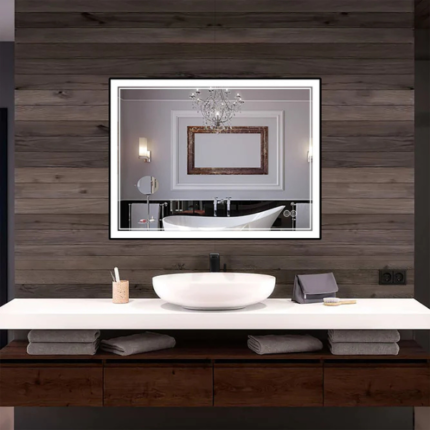 INFINITY SP Front-lit Framed Bathroom LED Vanity Mirror