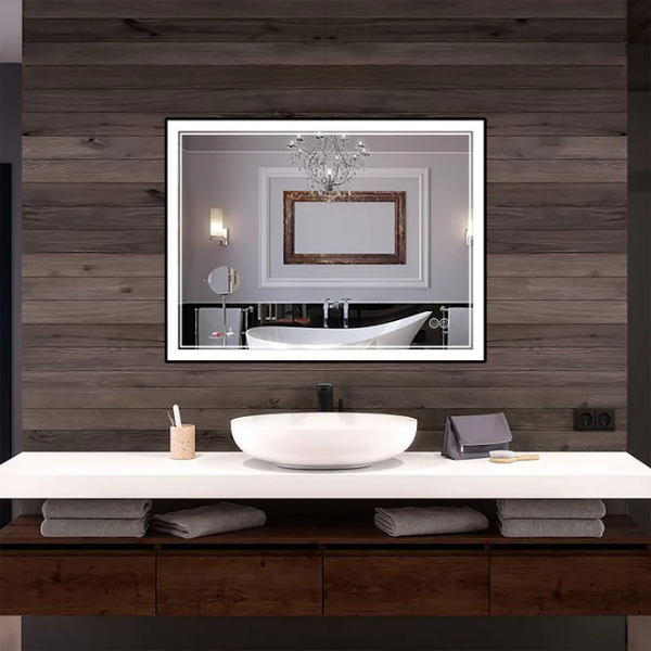 INFINITY SP Front-lit Framed Bathroom LED Vanity Mirror