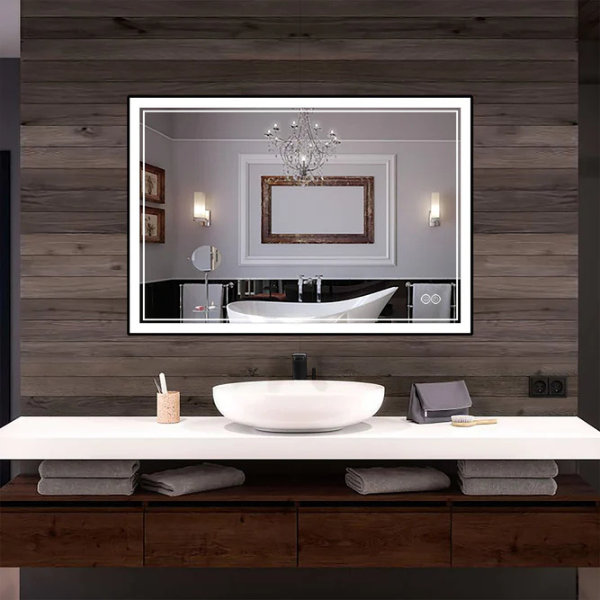 INFINITY SP Front-lit Framed Bathroom LED Vanity Mirror