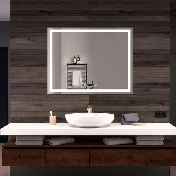 EMBRACE Bathroom LED Vanity Mirror w/ Built-in Bluetooth Speaker