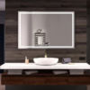 EMBRACE Bathroom LED Vanity Mirror w/ Built-in Bluetooth Speaker