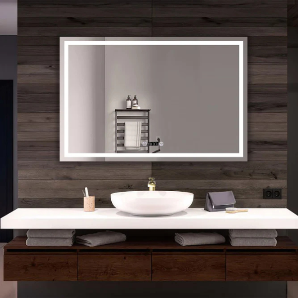 EMBRACE Bathroom LED Vanity Mirror w/ Built-in Bluetooth Speaker