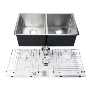 KODAEN UN1515P 33″ MISSION UNDERMOUNT KITCHEN SINK-16G DOUBLE BOWLS