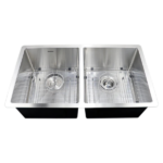 KODAEN UN1414 31" MISSION UNDERMOUNT KITCHEN SINK-18G DOUBLE BOWL