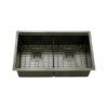 32" Workstation Undermount Double Bowls 50/50 Kitchen Sink In 16 Gague - UNS1515P