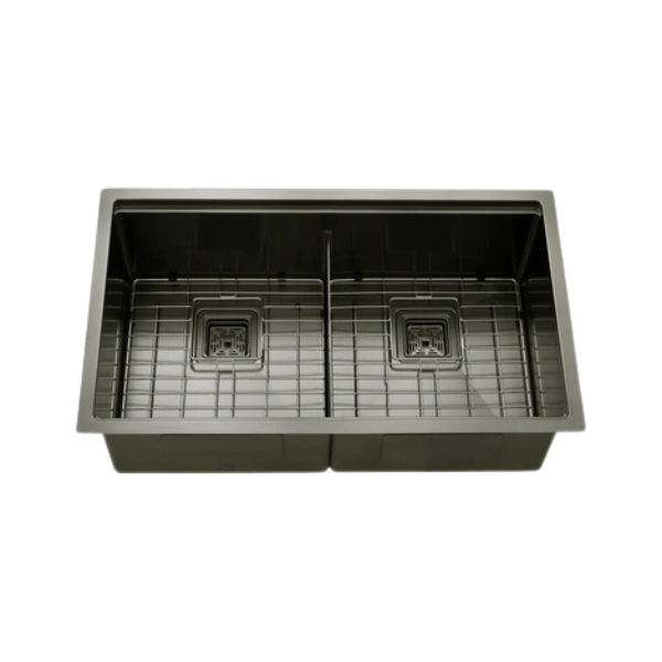 32" Workstation Undermount Double Bowls 50/50 Kitchen Sink In 16 Gague - UNS1515P