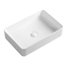 Ceramic square vessel sink