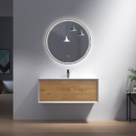 KODAEN WV2501 + BASIN2501 Modern Wallmount Vanity. Featuring soft-close drawers, a solid surface top, and a minimalist design, this vanity offers both style and function. Available in multiple sizes. Free shipping across Canada.