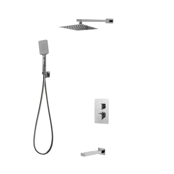 KODAEN F57123-W10BTS DIAMOND Three Way Thermostatic Shower System – Kit 4