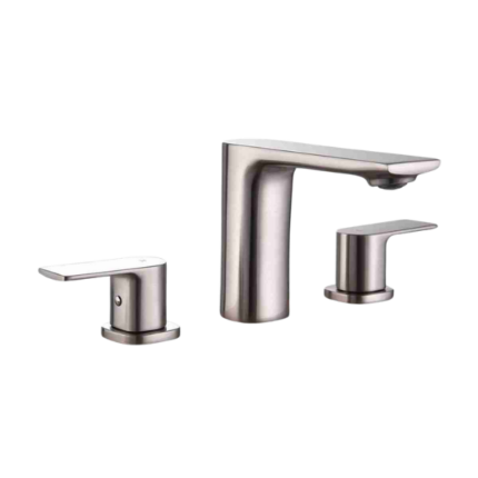 TIMELYSS Three Holes Widespread Bathroom Faucet