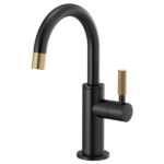 Brizo 61343LF-C Litze® Beverage Faucet with Arc Spout and Knurled Handle - Image 3